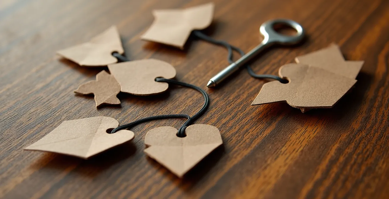 Vue macro d'un bureau avec documents et éléments de décision